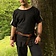 Epic Armoury Roman tunic with boat neck black - Celtic Webmerchant