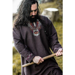 Túnica vikinga Wolf Fenrir, Brown - Celtic Webmerchant