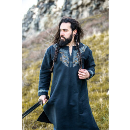 Túnica vikinga Snorri, negro - Celtic Webmerchant