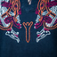 Viking tuniek Snorri, zwart-rood - Celtic Webmerchant
