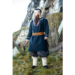 Viking Tunika Snorri, sort-rød - Celtic Webmerchant