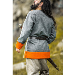 Tunique viking Roland, gris, laine - Celtic Webmerchant