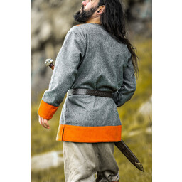 Viking tuniek Roland, grijs, wol - Celtic Webmerchant