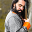 Tunik Viking Roland, Gray, Wool - Celtic Webmerchant