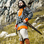 Viking Tunic Roland, grå, ull - Celtic Webmerchant