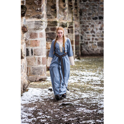 Viking dress Lagertha, blue - Celtic Webmerchant