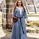 Leonardo Carbone Viking dress Lagertha, blue - Celtic Webmerchant