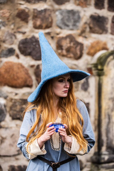Cappello da strega, azzurro - Celtic Webmerchant