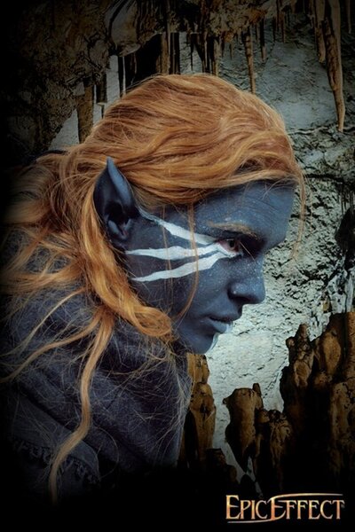 Drow alvöron, grå - Celtic Webmerchant