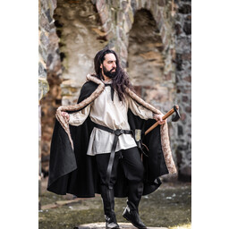 Viking cloak Fjell, black - Celtic Webmerchant