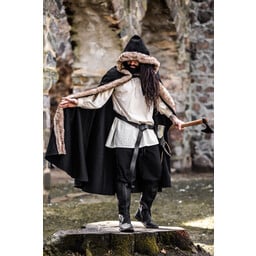 Viking cloak Fjell, black - Celtic Webmerchant