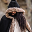 Viking cloak Fjell, black - Celtic Webmerchant