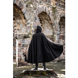Viking Cloak Fjell, noir - Celtic Webmerchant