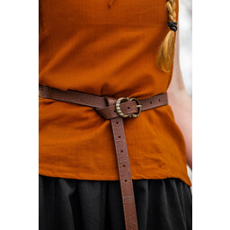 Ceinture celtique Fionn, brun clair - Celtic Webmerchant