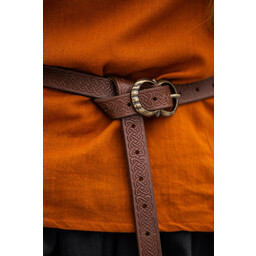 Celtic belt Fionn, light brown - Celtic Webmerchant