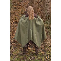 Cloak Tirion grøn-brun - Celtic Webmerchant