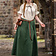 Leonardo Carbone Falda medieval konstanze, verde - Celtic Webmerchant