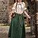 Leonardo Carbone Średniowieczna spódnica Konstanze, zielona - Celtic Webmerchant