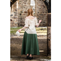 Medieval skirt Konstanze, green - Celtic Webmerchant