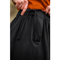 Medieval skirt Konstanze, black - Celtic Webmerchant