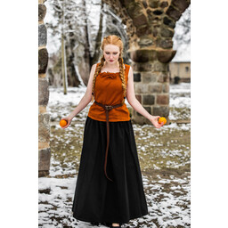 Medieval skirt Konstanze, black - Celtic Webmerchant
