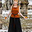 Medeltida kjol Konstanze, svart - Celtic Webmerchant