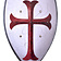 Toy shield Knight Templar - Celtic Webmerchant