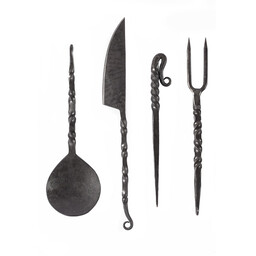 Medieval cutlery set with leather pouch - Celtic Webmerchant