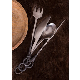 Medieval cutlery set stainless steel - Celtic Webmerchant