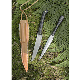 Cuchara de comer medieval y cuchillo de comer, acero inoxidable. - Celtic Webmerchant