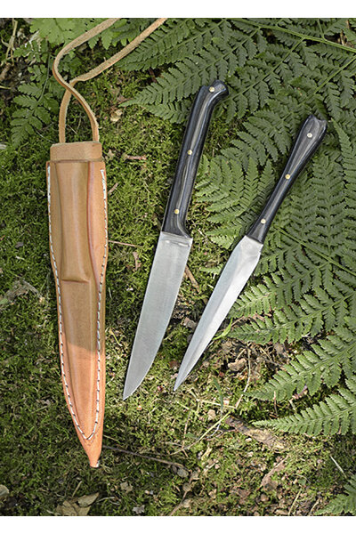 Medieval eating pick and eating knife, stainless steel - Celtic Webmerchant