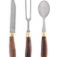 Holzbesteck mit Beutel, Edelstahl - Celtic Webmerchant