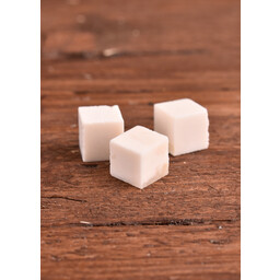 Bone dice blank, set of 3 - Celtic Webmerchant