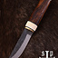 cuchillo de Viking 9 y 10 de siglo, el tipo de Gotland - Celtic Webmerchant