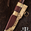 cuchillo de Viking 9 y 10 de siglo, el tipo de Gotland - Celtic Webmerchant