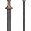 Anglo-Saxon sword Fetter Lane, damast steel - Celtic Webmerchant