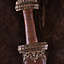 Miecz wikingów na wyspie Eigg, skórzany uchwyt, hartowane - Celtic Webmerchant