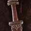 Viking sword island Eigg, leather grip, tempered - Celtic Webmerchant