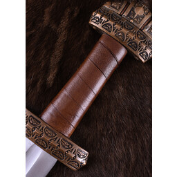 Viking sword island Eigg, leather grip, tempered - Celtic Webmerchant