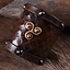 Leather bracelet Celtic triskelion - Celtic Webmerchant