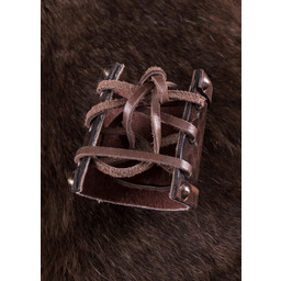 Läder Viking armband med drakar - Celtic Webmerchant