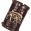 Leather warrior bracelet Celtic boar Knocknagael, per piece - Celtic Webmerchant