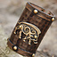 Bracciale guerriero in pelle cinghiale celtico Knocknagael, per pezzo - Celtic Webmerchant
