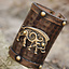 Bracelet guerrier en cuir sanglier celtique Knocknagael, par pièce - Celtic Webmerchant