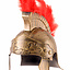 Romeinse speelgoedhelm met rode helmkam - Celtic Webmerchant