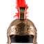 Romersk legetøj hjelm med rød kam - Celtic Webmerchant