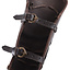 vambrace en cuir avec des bandes de métal Aerdwulf - Celtic Webmerchant