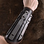 vambrace pelle con metallo strisce Aerdwulf - Celtic Webmerchant