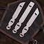 vambrace de cuero con tiras metálicas de Aerdwulf - Celtic Webmerchant