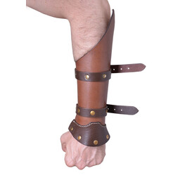 Leather vambraces Cnut - Celtic Webmerchant